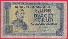 20 Kčs b.l.1945 NC