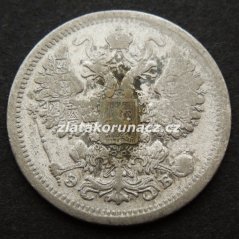 Rusko - 15 kopějka 1907 EB (ЭБ)