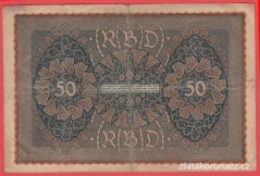 Německo - 50 mark 24.6.1919 - série HSh-pořadí 4