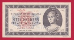 100 Kčs 1945 C 21