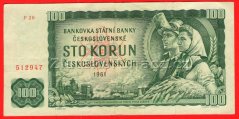 Československo - 100 korun 1961 P 20