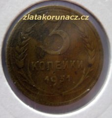 Rusko - 3 kopějka 1931