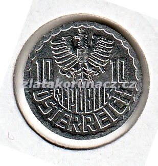 Rakousko - 10 groschen 1994