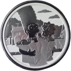 Simpson - Marge a Maggie - 1 Dollar Tuvalu 2021