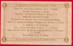 Aussig - 1 koruna - 1918