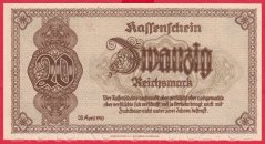 Německo - 20 Reichsmark 28.4.1945, s. AT