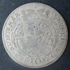 Německo - Pfalz - Sulzbach - 10 krejcar 1764 AS