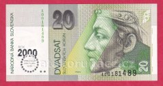 Slovenská republika - 20 korun 1993 A BIMILÉNIUM