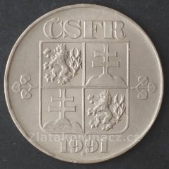 5 koruna 1991 - Llantrisent