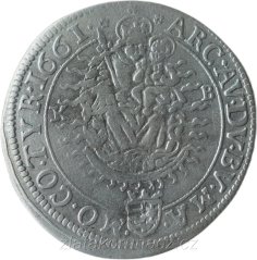 VI. Krejcar 1661 K.B.