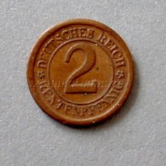 Německo-2 Deutsches Reich Rentenpfenig 1923 A