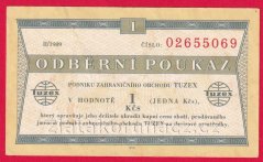 1 TKčs-Tuzexová poukázká II/1989