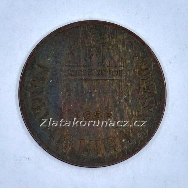 Maďarsko - 1 fillér 1936 BP