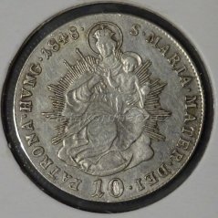 10 krejcar  1848  B