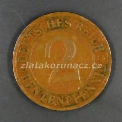 Německo - 2 Rentenpfennig 1924 D