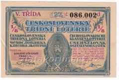 Los - 15 kč - 27. Československá třídní loterie V. - D r.1932