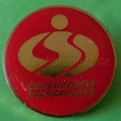 Československá spartakiáda 1990-červený