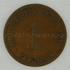 Německo - 1 Reich Pfennig 1904 A