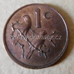 Afrika jižní (Jihoafrická rep.) - 1 cent 1976