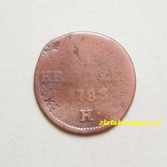 1/4 Krejcar 1783 H