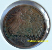 Německo - 1 Reich Pfennig 1900 A
