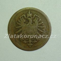 Německo - 1 Reich Pfennig 1875 C