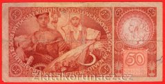 50 korun 1929 K "OKTOBRA"