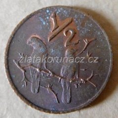 Afrika jižní (Jihoafrická rep.) - 1/2 cent 1970