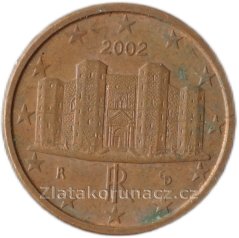 Itálie - 1 Cent 2002