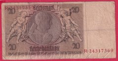Německo - 20 Reichsmark 22.1.1929 - série R-D - 8 m.č.