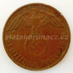 Německo - 2 Reichspfennig 1938 G