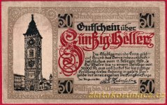 Enže - 50 haléřů - 1920