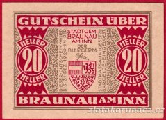 Braunau am Inn - 20 haléřů - 1920