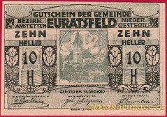 Euratsfeld - 10 haléřů - 1920