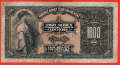 1000 korun 1932 B