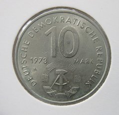 Německo (DDR) - 10 mark 1973 A