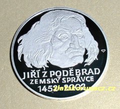 2002 - 200Kč - Jiří z Poděbrad Proof