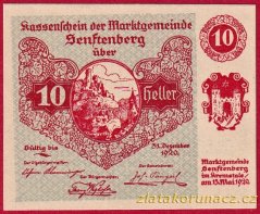 Senftenberg - 10 haléřů - 1920 - série I.