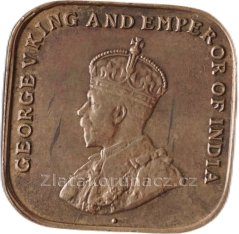Straits Settlements - 1 cent 1920