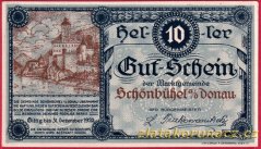 Schönbühel - 10 haléřů - 1920