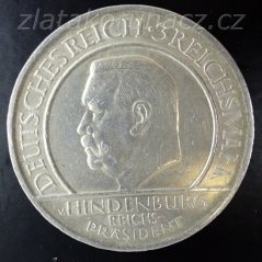 Německo - Výmar - 3 marka 1929 A - Přísaha