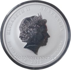 Austrálie - 2 dollars 2012 - 2 oz Rok draka