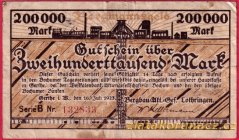 Bergbau - 200 000 marek - 1923