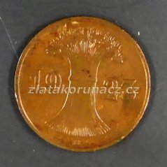 Německo - 1 Rentenpfenig 1923 D