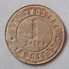 1 Krone Arb.Cons.Ver. Vápenná