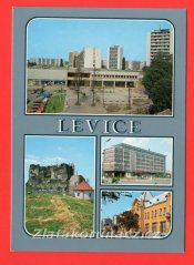 Levice - zřícenina, obchodní centrum, budovy
