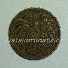 Německo - 1 Reich Pfennig 1914 G