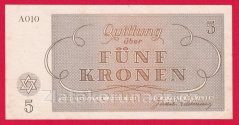 5 K - Terezínská poukázka A 010