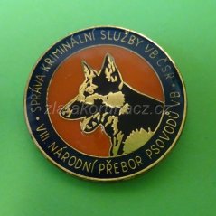 Správa kriminální služby VB ČSR - Přebor psovodů I.