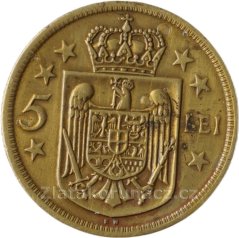 Rumunsko - 5 lei 1930 KN